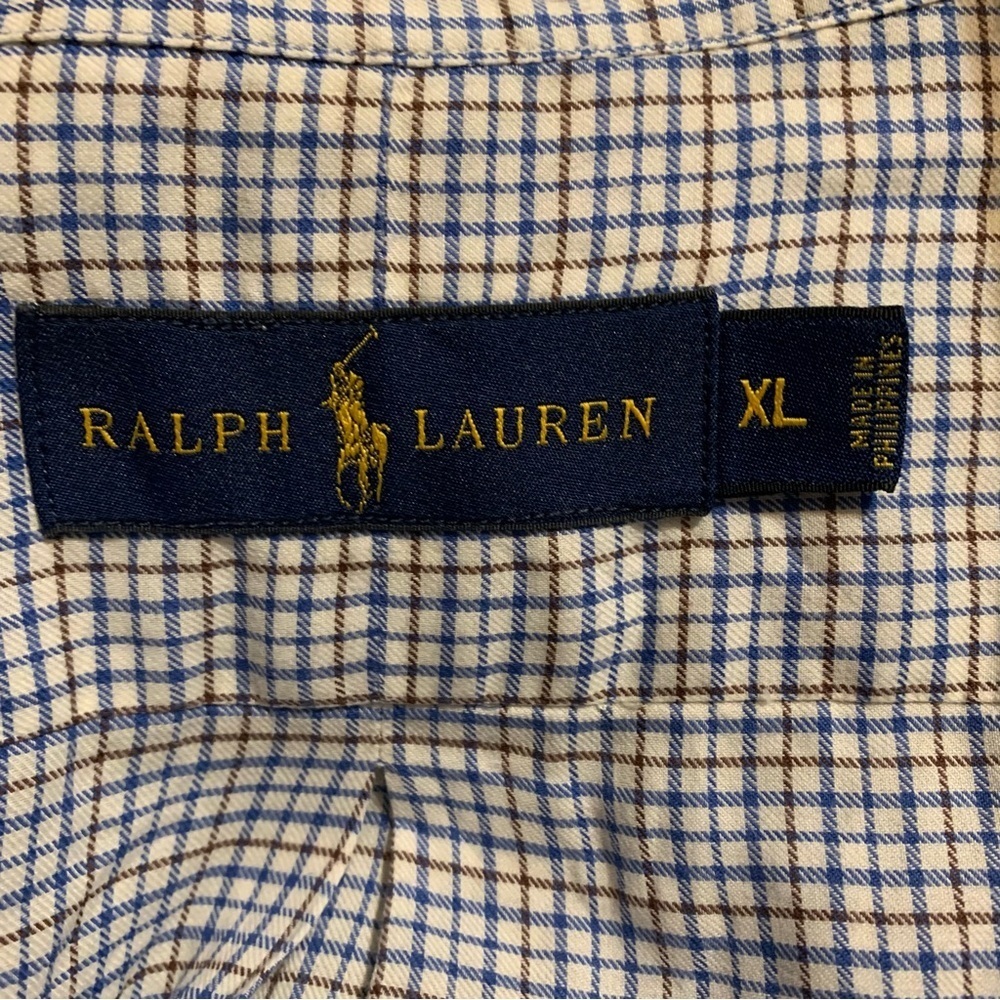 Ralph Lauren Long Sleeve Button Down Men’s Shirt Size XL - Picture 5 of 7